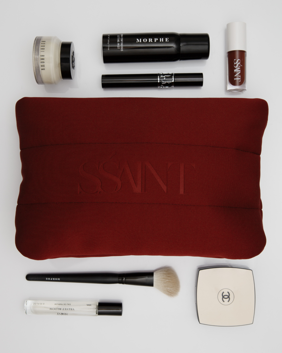 SŚAINT CHERRY COSMETIC BAG